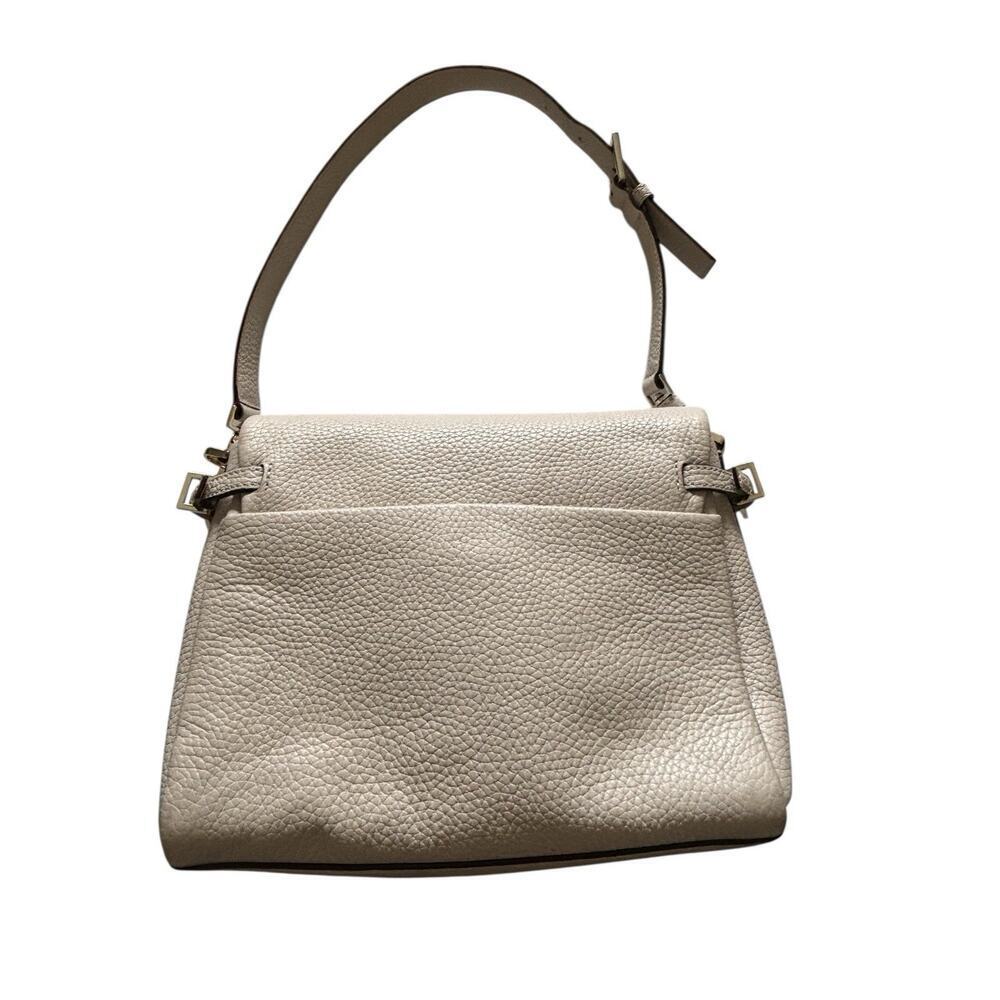 KATE SPADE Allene Holden Street Pebbled Leather Shoulder Bag In Beige Bone EUC - Picture 5 of 9